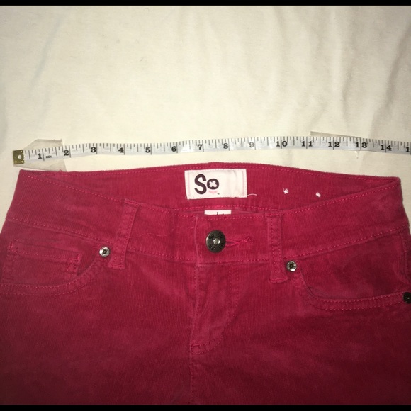 SO Red Corduroy Pant - Picture 3 of 4